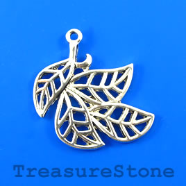 Pendant, 29mm leaf. Each. - Click Image to Close