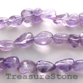 Bead, amethyst, nugget 4, about 16mm, 16-inch strand