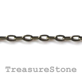 Chain, brass, bronze-finished, 13mm. Sold per pkg of 1 meter.