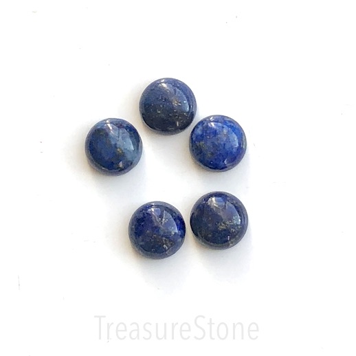 Cabochon, dyed lapis lazuli, 10mm round. Pack of 2.