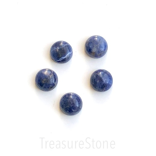 Cabochon, sodalite, 10mm round. each - Click Image to Close
