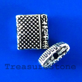Silver Rectangle Beads