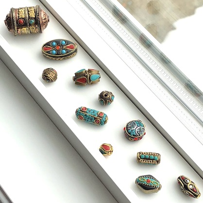 Tibetan Inlay Beads