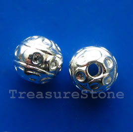 Silver Round Beads Spacers