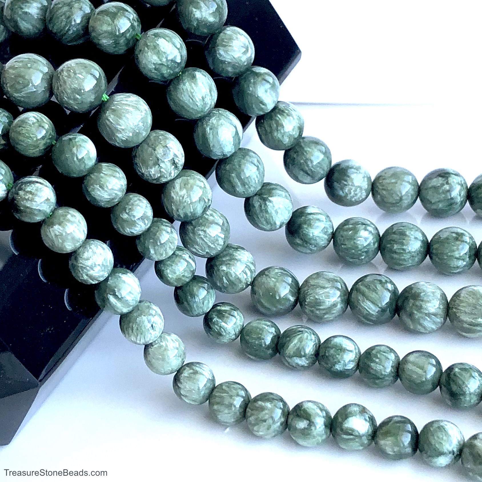 Seraphinite Beads