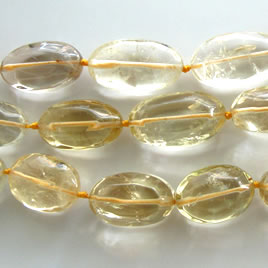 Bead, citrine, about 14x20mm nugget. 16.5-inch strand.