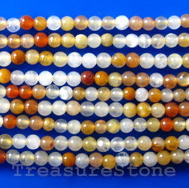Bead, yellow agate, round, 2mm, 16-inch strand - Click Image to Close