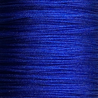 Cord, nylon, cobalt blue, 0.7mm, MALA making. Pkg of 24 feet