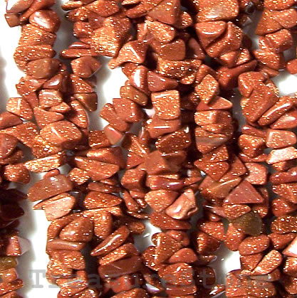 36" Strand Goldstone Sandstone Beads chips 