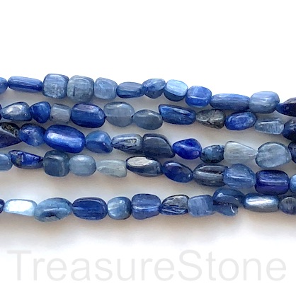 Bead, kyanite, grade C, about 6x8mm nugget. 15.5 inch