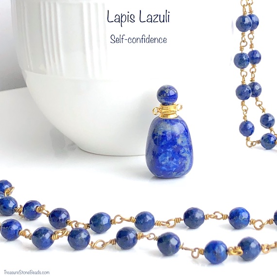 Bead, Lapis Lazuli, dyed, 10mm round. 16 inch strand.
