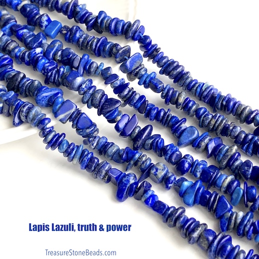 Bead, lapis lazuli, 4x10mm slice. 15-inch - Click Image to Close
