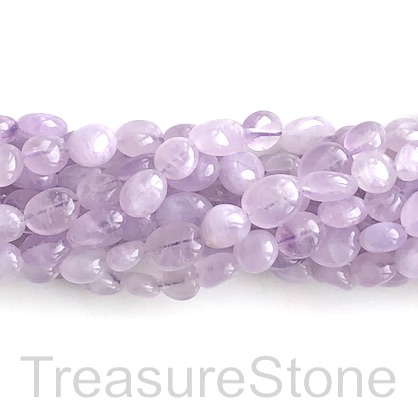 Bead, lavender amethyst, about 8x10mm nugget. 15.5-inch