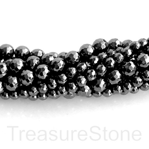 Bead, magnetic, 8mm faceted round. 15.5 inch, 48pcs