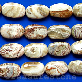 Mexican Crazy Lace Agate Rectangle, 16x25mm, 16 inch strand