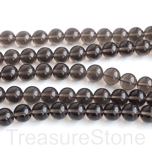 Bead, brown Obsidian, transparent, 8mm round, 15 inch, 45pcs
