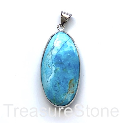 Pendant, apatite. 23x43mm. Sold individually.