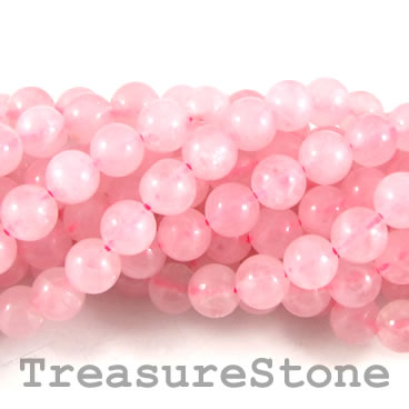 Bead, rose quartz, 12mm round. 15-inch, 32pcs.