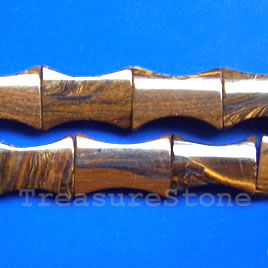 Bead, tiger iron, 18x25mm irregular. 16 inch strand.